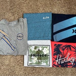 Guys Hurley T-Shirts. All 5 for $25
